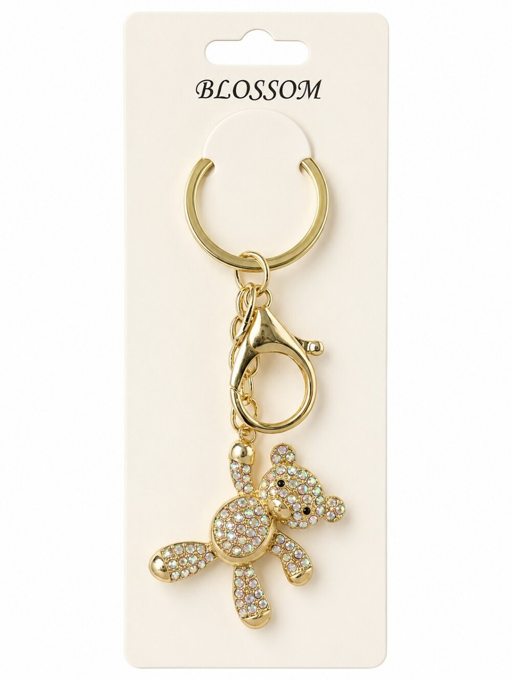 Sparkling Bear Keychain Bag Charm